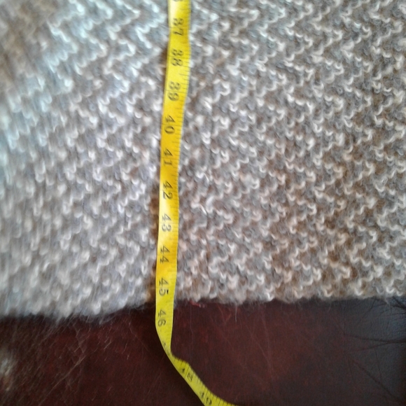 Mj Seattle vintage beige open front mohair coat - Picture 4 of 14